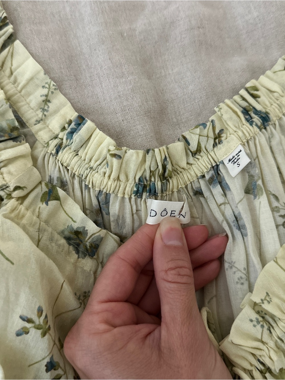 Doen Ashlynn Dress ~ Sunshine Prairie Rose - Picture 7 of 10
